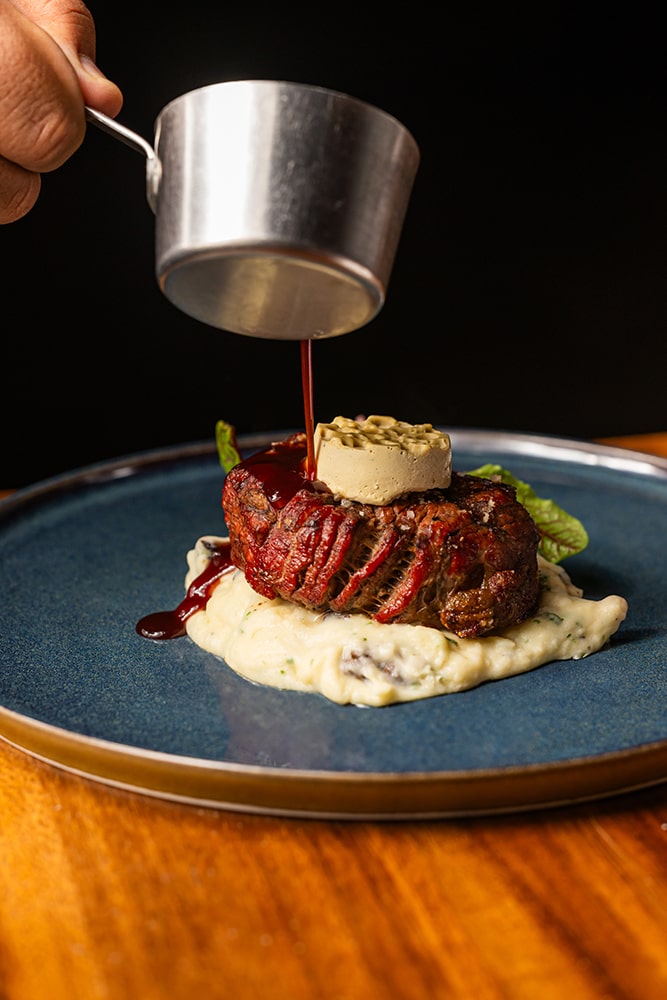 FILETE, FOIE Y TRUFA